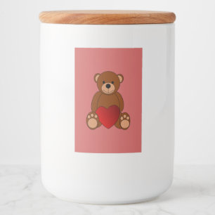 Teddy Love Food Label
