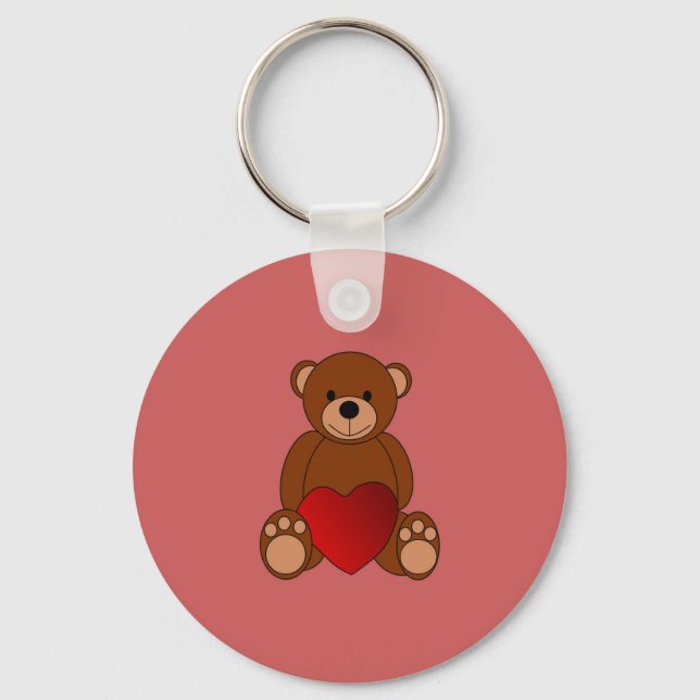 Teddy Love Key Ring (Front)