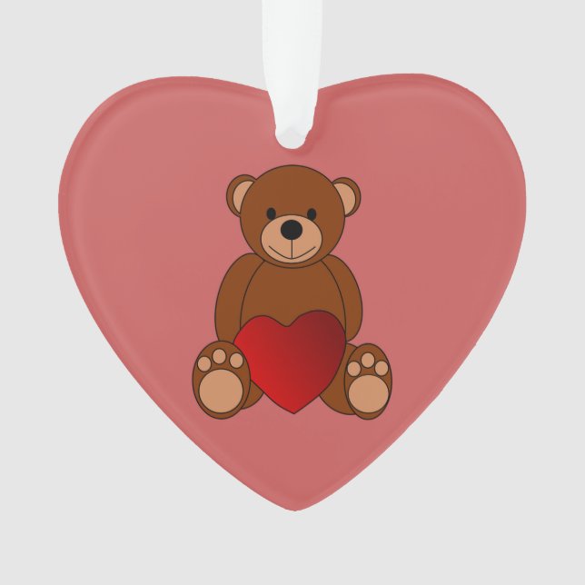 Teddy Love Ornament (Front)