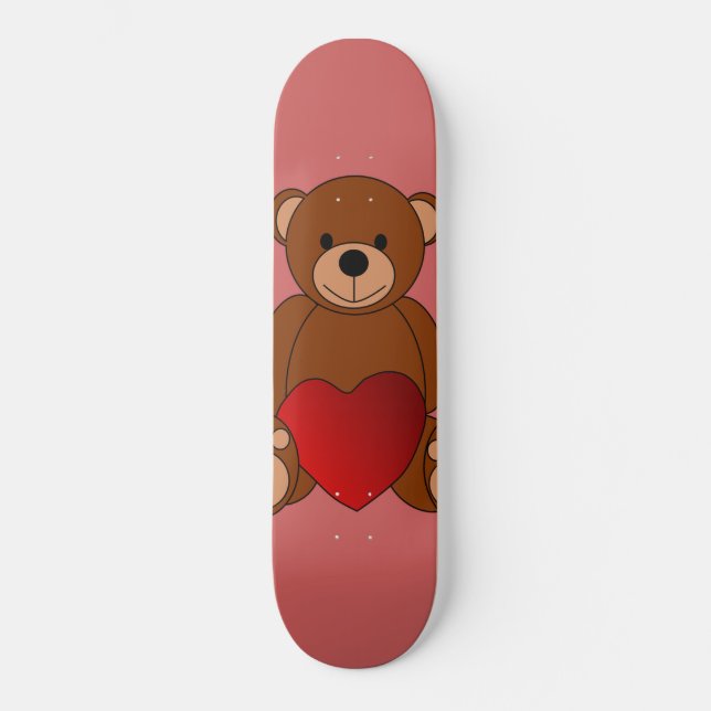 Teddy Love Skateboard (Front)