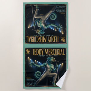 Teddy Mercurial Album; a Parody Beach Towel