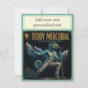 Teddy Mercurial Album; a Parody Invitation
