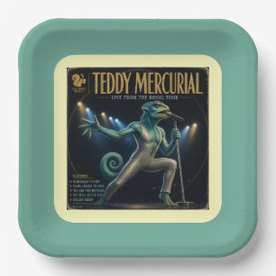 Teddy Mercurial Album; a Parody Paper Plate