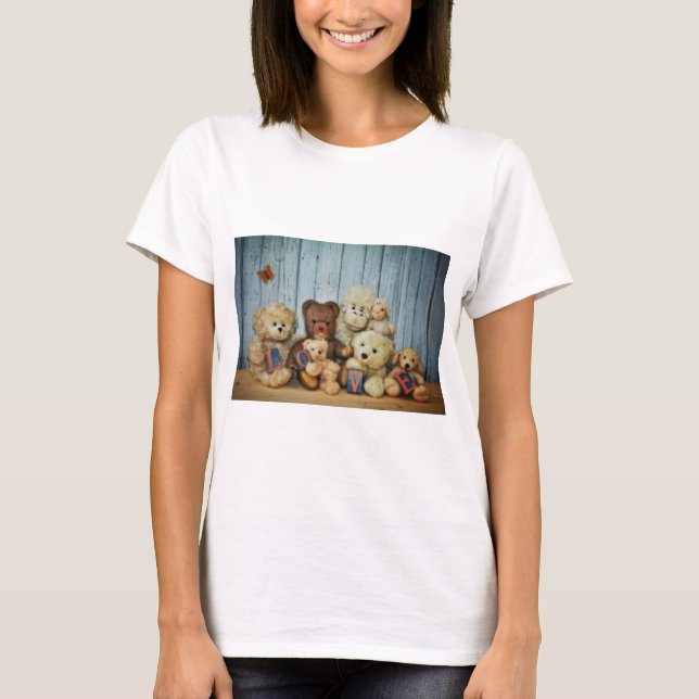 Teddy mit Freunde T-Shirt (Front)