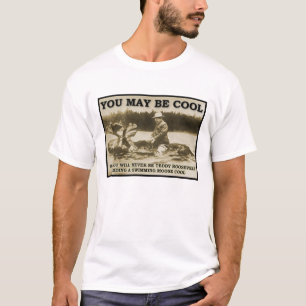 Teddy on a Moose Funny T-shirt