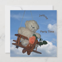 Teddy on journeys   -  Card