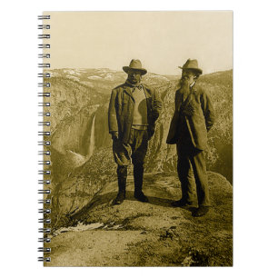 Teddy Roosevelt and John Muir at Glacier Point Notebook