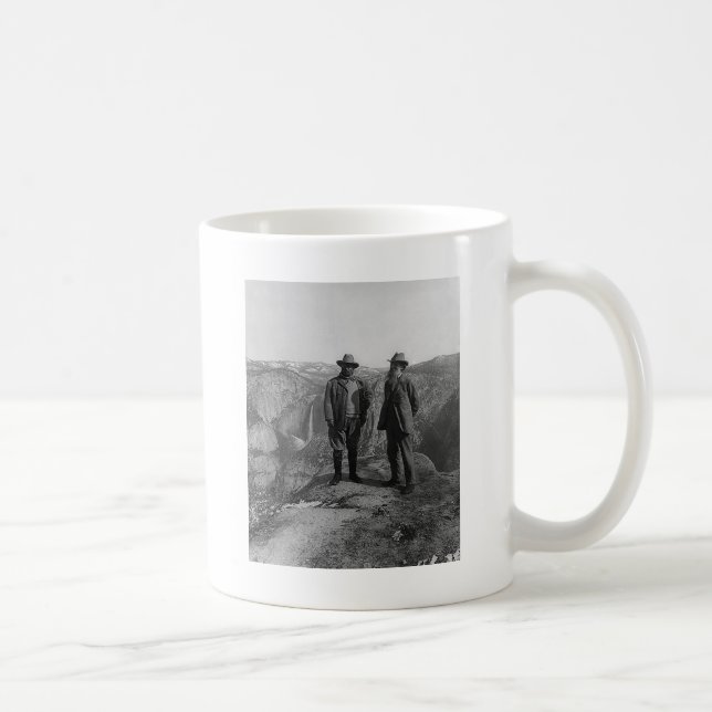 Teddy Roosevelt and John Muir  in Yosemite Coffee Mug (Right)