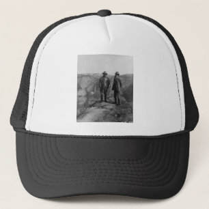 Teddy Roosevelt and John Muir in Yosemite Trucker Hat