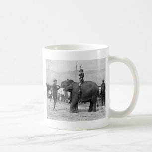 Teddy Roosevelt at the Circus: 1924 Coffee Mug