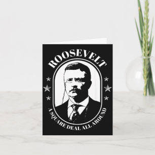 Teddy Roosevelt Quote Bull Moose Theodore Card