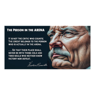 Teddy Roosevelt's Person in the ARENA Speech 1910 Photo Print