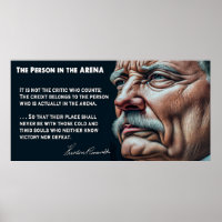Teddy Roosevelt's Person in the ARENA Speech 1910