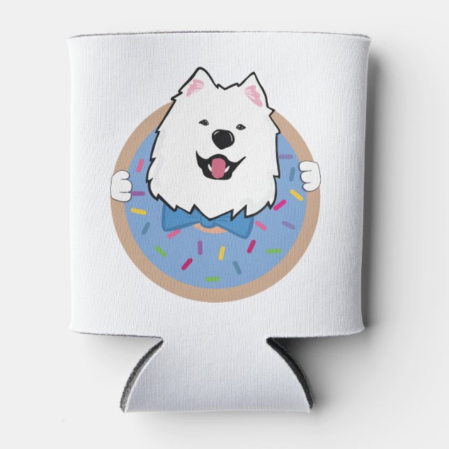 Teddy samoyed can cooler (Front)