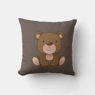Teddy Throw Pillow