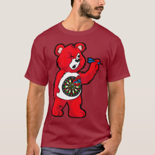 Teddy with dart 180 darts gift - Darts Humour T-Shirt