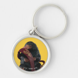 Teddy With Tie Graphic Key Ring