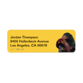 Teddy With Tie Graphic Return Address Label