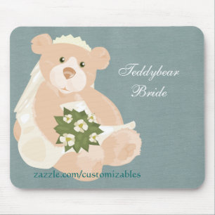 Teddybear Bride Mousepad