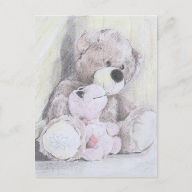 Teddy's best friend turtle postcard (Front)