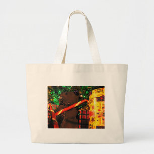 Teddys Christmas II Large Tote Bag