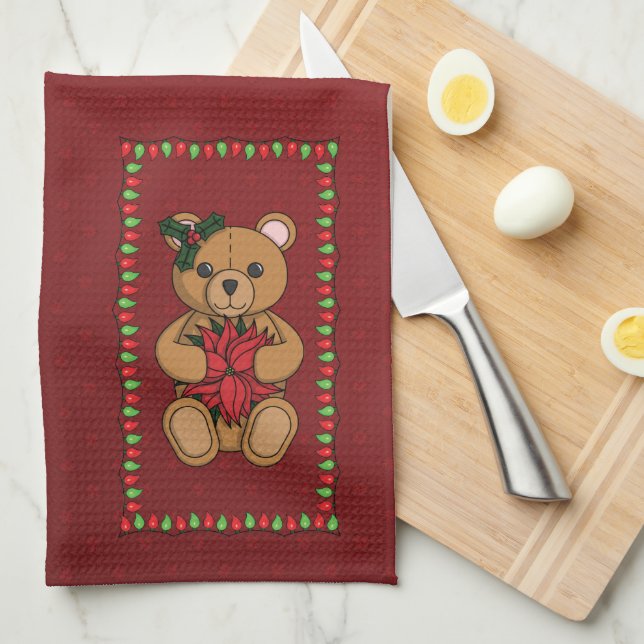 Teddy's Gift Hand Towel (Quarter Fold)