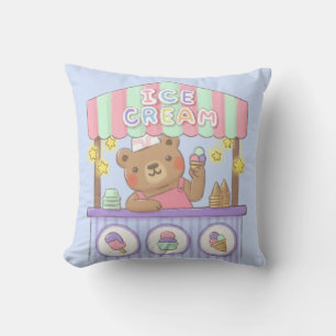 Teddy's Ice Cream Parlor Cushion