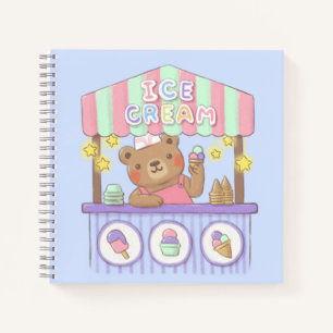 Teddy's Ice Cream Parlor Notebook