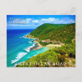 Teddys Lookout, Great Ocean Road, Victoria Postcard