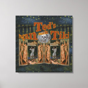 Ted's Pagan Tiki Shack Canvas Print