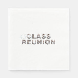 TEE 45th Class Reunion Napkin