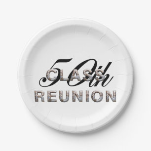 TEE 50th Class Reunion Paper Plate