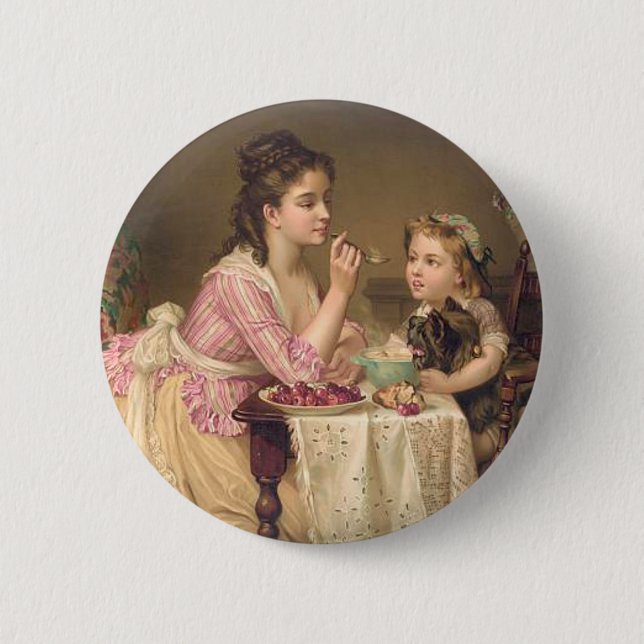 TEE Americana Breakfast 6 Cm Round Badge (Front)