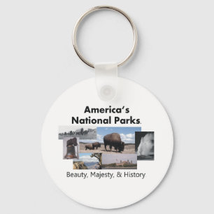 TEE America's National Parks Key Ring