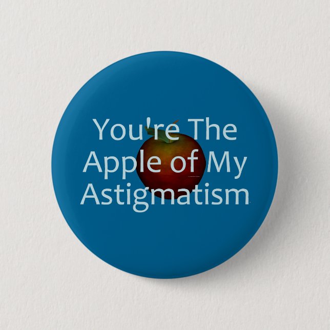 TEE Apple of 6 Cm Round Badge (Front)