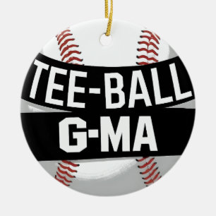 Tee-Ball G-Ma Funny Teeball Grandma Ceramic Ornament