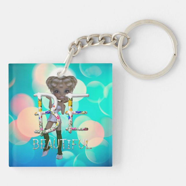 TEE Be Beautiful Key Ring (Back)