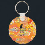 TEE Be Sassable Key Ring<br><div class="desc">Be Sassable with this keychain in beach girl and sunny day design.  Great gift for that sassy girlfriend in vibrant text colors and style.</div>