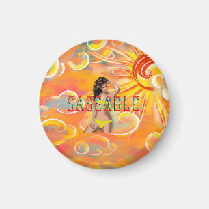 TEE Be Sassable Magnet