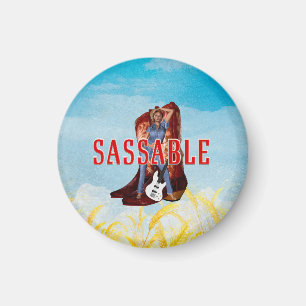 TEE Be Sassable Magnet