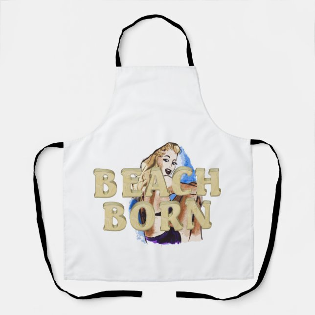 TEE Beach Born Apron (Front)