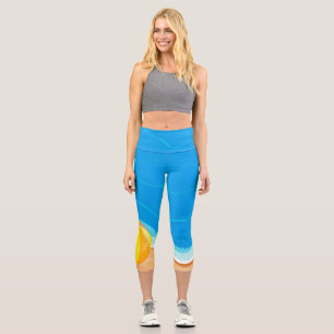 TEE Beach Born Capri Leggings