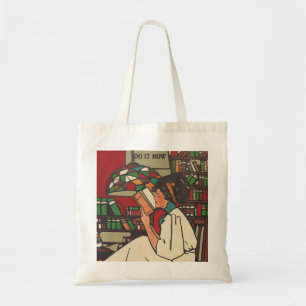 TEE Book Worm Tote Bag