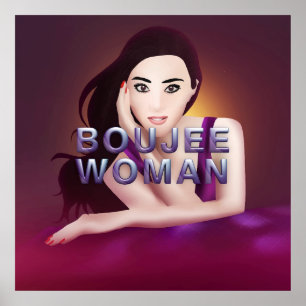 TEE Boujee Woman Poster