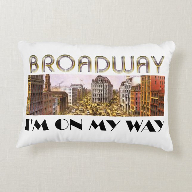 TEE Broadway Star Decorative Cushion (Back)