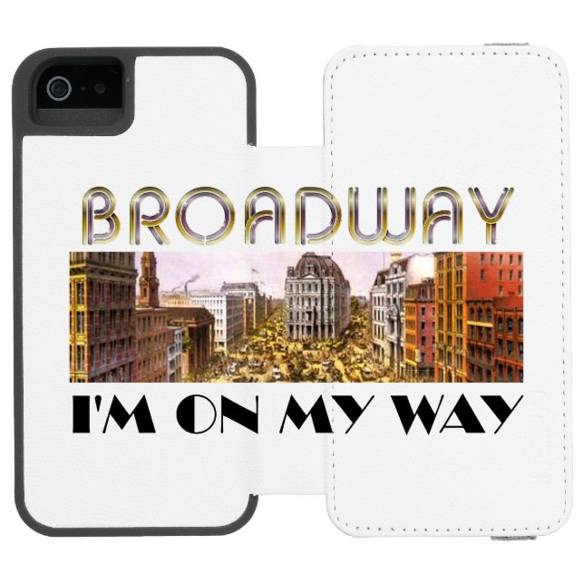 TEE Broadway Star Incipio iPhone Wallet Case (Folio Open)