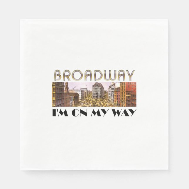 TEE Broadway Star Napkin (Front)