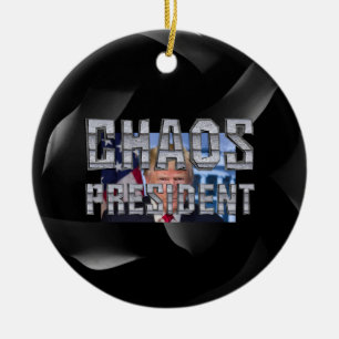 TEE Chaos President Ceramic Ornament