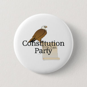 TEE Constitution Party 6 Cm Round Badge