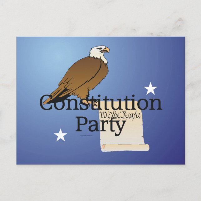 TEE Constitution Party Invitation Postcard (Front)